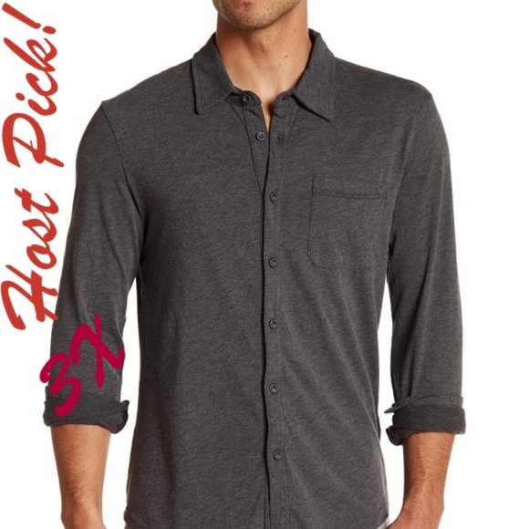 MOD-O-DOC Los Angeles Other - MODODOC Long Sleeve Shirt Cotton Knit Men's NEW NWT Soft Cozy 🎉HP🎉
